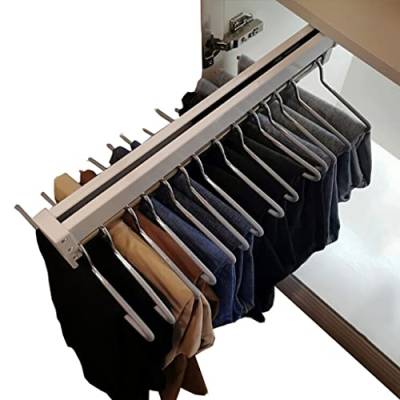 Ausziehbare Kleiderstange zum Herausziehen der Kleiderbügel Verstellbarer Kleiderschrank Kleiderstange-400mm von FKKPRVAX