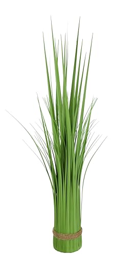 Flair Flower Künstliches Gras Grasbündel Grasbund Blütengrasbund Deko Bund stehend Stehgras Dekogras Kunstgras Pflanzen Ziergras Grasbusch Grasarrangement Gräser Kunstpflanzen Blumen Bündel, 70 cm von Flair Flower