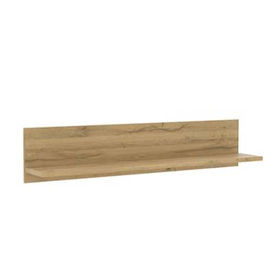 FORTE Havanna Wandregal, Holzwerkstoff, Alteiche, B x H x T: 125 x 25,6 x 21,9 cm von Forte Möbel