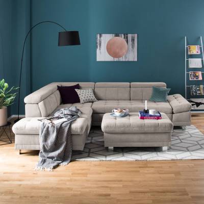 Fredriks Ecksofa Ayna Kaschmir Microfaser 275x89x217 cm von sit&more