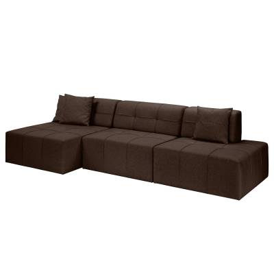 Fredriks Ecksofa Healy Espresso Filz 300x75x133 cm (BxHxT) Modern von Fredriks