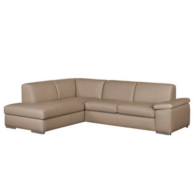 Fredriks Ecksofa Termon I Cappuccino Echtleder 280x82x168 cm (BxHxT) Modern von Fredriks