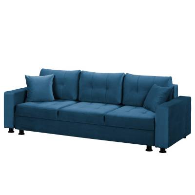 Fredriks Schlafsofa Upwell II Marineblau 100% Polyester 236x72x96 cm (BxHxT) mit Schlaffunktion/Bettkasten Modern von Fredriks