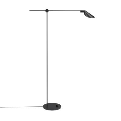 Fritz Hansen - MS011 LED Stehleuchte - schwarz/PVD Beschichtung/BxHxT 77,1x118x21,5cm/10W/2700K/503lm/dimmbar von Fritz Hansen