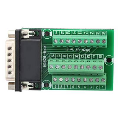 DB26 Breakout Board, DB26 DB26-G2-01 Steckeradapter auf PCB Terminal Signals Module Breakout Board Connector von Fyearfly