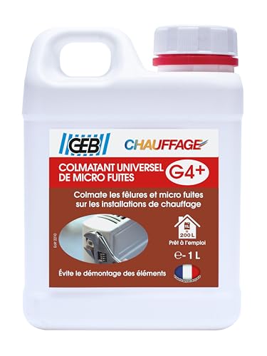 GEB Universal G4+ Mikro-Leckage-Flüssigkeit zum Abdichten von Leckagen oder Rissen, die nach dem Auspacken auftreten können, 1 Liter von GEB