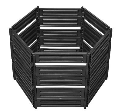 GARANTIA AIR-King Steckkomposter schwarz Komposter mit Stecksystem (600 Liter) von Garantia