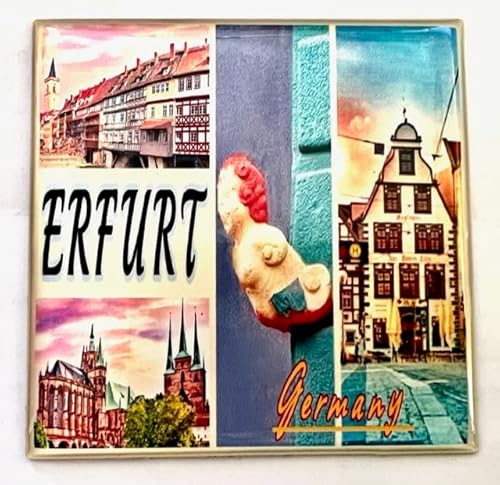 Erfurt Deutschland Erfurt Souvenir Erfurt Kühlschrankmagnet Erfurt Fridge Magnet Erfurt Deutschland von generisch