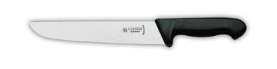 Giesser Messer Schlachtmesser 27 cm Klingenlänge breite Form schwarz - Profimesser von Giesser