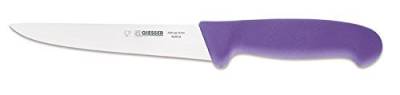 Giesser Stechmesser in der Farbe Hellviolett, Klingenlänge 16 cm, Made in Germany, geeignet für die vegane Küche, Halal und koscher kompatibel von Giesser