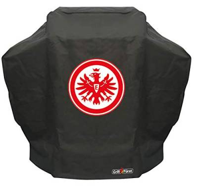 Grillfürst Grill Abdeckhaube Eintracht Frankfurt - robuste Grill-Abdeckung 138 x 70 x 113 cm, wetterfest und wasserdicht, für Weber Gasgrill Serie Genesis II 200 und Genesis II 300 von Grillfürst