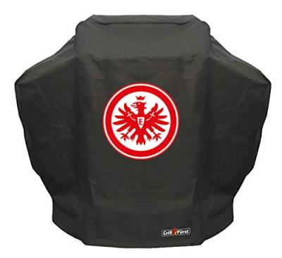 Grillfürst Grill Abdeckhaube Eintracht Frankfurt - robuste Grill-Abdeckung 133 x 72 x 109 cm, wetterfest und wasserdicht, Abdeckung Gasgrill für Weber Gasgrill Serie Spirit 200 von Grillfürst