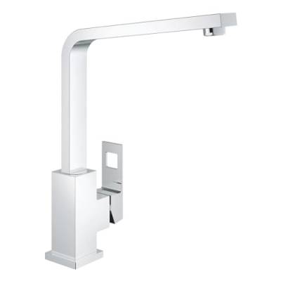 GROHE Eurocube - Einhand-Spültischbatterie (Einlochmontage, Schwenkbereich 90°, langlebige Oberfläche), chrom, 31255000 von Grohe