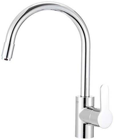 GROHE Eurostyle Cosmopolitan | Küchenarmatur - Einhand-Spültischbatterie | Küchenarmatur mit herausziehbarer Laminarbrause, Zinkdruckguss-Körper | chrom | 31126004 von Grohe