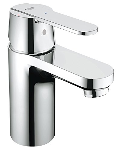 GROHE Get - Einhand-Waschtischarmatur (wassersparend, Einlochmontage, S-Size), chrom, 23586000 Silber von Grohe