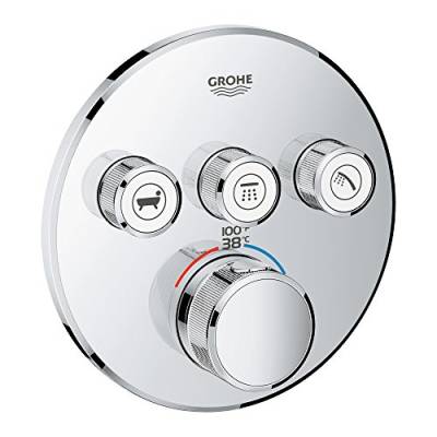 Grohe 29138000 29138 Round US Chrome Thm Smartcontrol 3,Starlight Chrome von Grohe