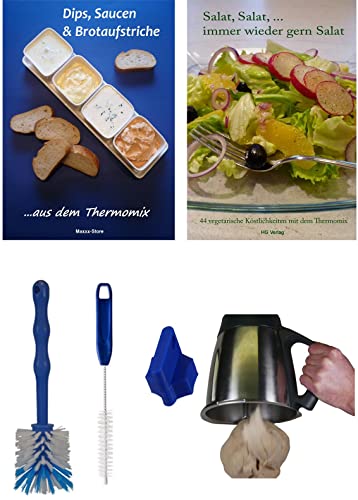 HG Verlag BBTSet All About Baguettes. + Teiglöser TM6 TM5 + 2 Stück Bürste Reinigungsbürste von HG Verlag