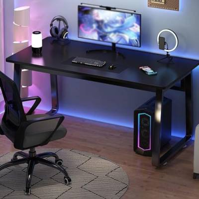 HJYryhyfddply Gaming Tisch, Kompakter Einfacher Laptop Büro Arbeitszimmer, Schreibtisch Arbeitsplatz Esszimmer Gaming-Schreibtisch for Zuhause Büro Schlafzimmer (Color : A, Size : 80cm/31.5'') von HJYryhyfddply