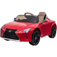 Homcom - Kinderauto Kinderfahrzeug das offiziell lizenzierte Aufsitz-Lexus LC500 für 3-6 Jahre Elektroauto mit 2,4G Fernsteuerung MP3/USB Licht Musik von HOMCOM