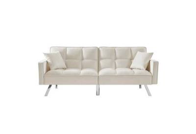 HTI-Living 2-Sitzer Sofa mit Schlaffunktion Brigga Beige, Stück 1 Teile, Funktionscouch inklusive 2 Zierkissen von HTI-Living
