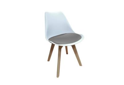 HTI-Living Esszimmerstuhl Stuhl Atlanta Velvet (Stück, 1 St), Esszimmerstuhl Kunststoffschale Samtbezug Holzfüße von HTI-Living