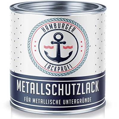 Metallschutzlack GLÄNZEND Blutorange RAL 2002 Orange Metallschutzfarbe Metalllack Metallfarbe // Hamburger Lack-Profi (1 L) von Hamburger Lack-Profi