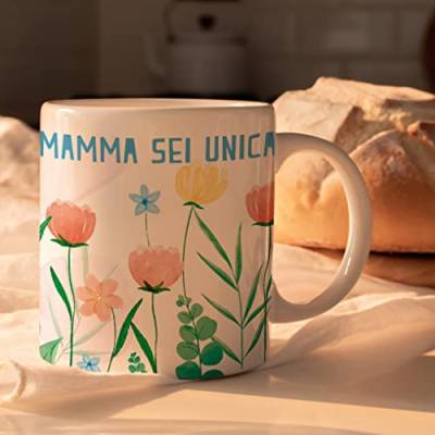 HappyMots Hochwertige Keramik Kaffeetassen Muttertag Tassen | Mikrowellen- und spülmaschinenfest, lustige Tassen | Geschenke zum Muttertag von HappyMots