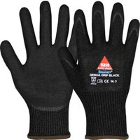 Hase Schnittschutzhandschuhe Genua Grip Black Größe 10, Dyneema von Hase