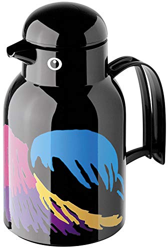 Helios Thermo-Bird Paradiesvogel Kunststoff-Isolierkanne, schwarz, 1 Liter von Helios