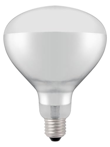 HENDI Infrarotlampe, für Wärmelampen und Wärmebrücken, Splitterfrei, E27, Warmhalten von Speisen, Speisenwärmer, 230V, 250W, ø125x(H)170mm, weiß von HENDI