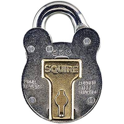 HENRY SQUIRE 220 Old English Padlock With Steel Case 38mm von Squire