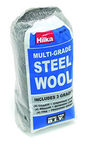 Stahldraht-Wolle 12 Stück, 180 g, 68200020 von Hilka