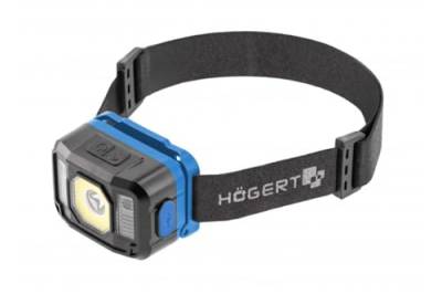 Högert Technik - LED-Stirnlampe USB wiederaufladbar - Superhelle Stirnlampe mit 6 Lichtmodi mit Bewegungssensor - leichte IPX4 wasserdichte - 120 lm - COB 5W - Fallfestigkeit taschenlampe von Högert Technik