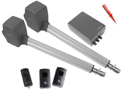 Hörmann Rotamatic 2 BiSecur Serie 3 Drehtorantrieb 2-flüglig + 1x Handsender HSE4 BS + Lichtschranken EL301 EADAMS Set 4in1B von Hörmann