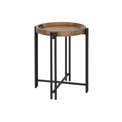 Home ESPRIT Beistelltisch aus Holz, Metall, 50 x 50 x 60 cm von Home ESPRIT