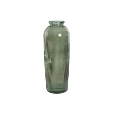 Home ESPRIT Vase, Grün, recyceltes Glas, 30 x 30 x 72 cm von Home ESPRIT