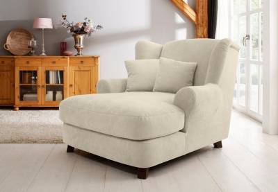 Home affaire XXL-Sessel Oase, Mega-Sessel XXL, Ohrensessel incl. Zierkissen, Love-Seat von Home affaire