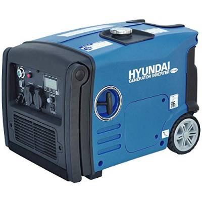 HYUNDAI Inverter Stromerzeuger HY3200SEi D, Notstromaggregat, Generator mit 3.2 kW, Stromgenerator mit E-Start, Benzin Stromaggregat, mobil und leise von Hyundai