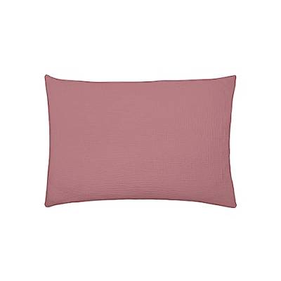 ITC Kissenbezug, Gewaschene Baumwollgaze, Canyon Pink, 50x75 cm von ESSIX
