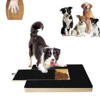 JJKTO Dog Nail File Toy Dog Scratch Pad for Nails，with Built-in Snack Box for Pet，Dog Scratch Pad for Dogs Toy Puppy Nail Clippers for Pets Nail，Nail Grinding Pad Sturdy Dog Paws Scratchboard von JJKTO