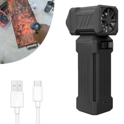 Portable Jet Fan Blower, Air Blower Super Jet Fan, 150000 RPM Jet Dry Blower, Jet Dry Mini Blower, Used to Clean Keyboards Lenses, Dry Leaves, Cars and Snow von JXYQZD
