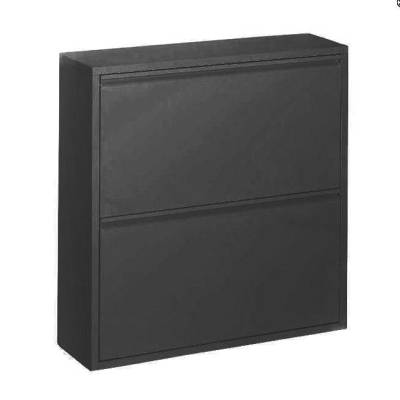 Jan Kurtz - Double Large 2 Schuhschrank - schwarz/76x77x22cm von Jan Kurtz