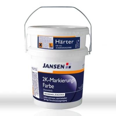 Jansen 2K-Markierungsfarbe weiß 5kg von Jansen
