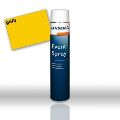Jansen Event-Spray gelb matt 600ml von Jansen