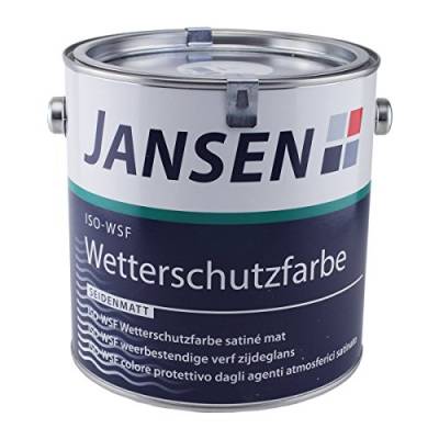 Jansen ISO-WSF Wetterschutzfarbe weiß 2,5l von Jansen