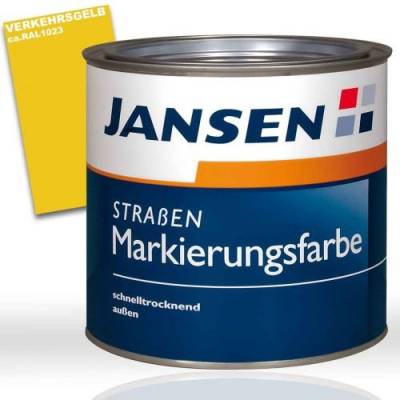 Jansen Straßenmarkierungsfarbe gelb ca. RAL 1023 15kg von Jansen