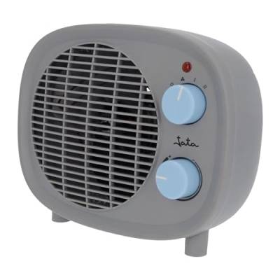 JATA JCTV5214 Heizlüfter mit 2 Heizleistungen (1000-2000 W) kann auch kalte Luft ausstoßen Raumtemperatur regelbarer Thermostat Überhitzungsschutz von Jata