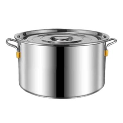 Suppentopf aus Edelstahl | Kochgeschirr, Kochtopf, Dampfkochtopf, Eintopf, Einmachtopf, Soßentopf Für Öl, Suppe, Soße, Nudeln, 3,5L-20 x 20 x 12 cm von Jomewory