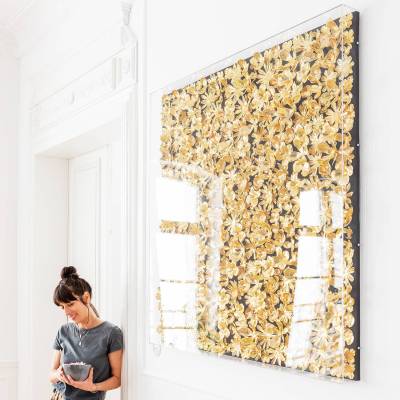 Deko Rahmen Gold Flower von Kare Design