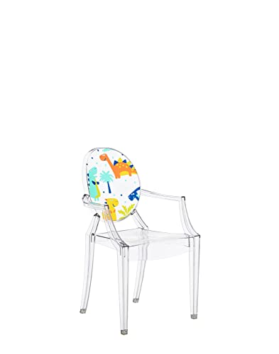 Kartell Loulou Ghost Kinderstuhl, Polykarbonat, transparent, 37 x 40 x 63 cm von Kartell